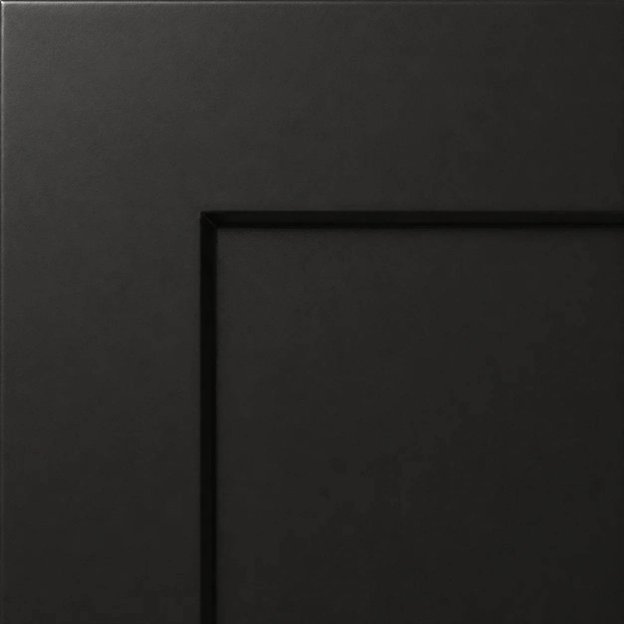 Matte Black Shaker material close-up